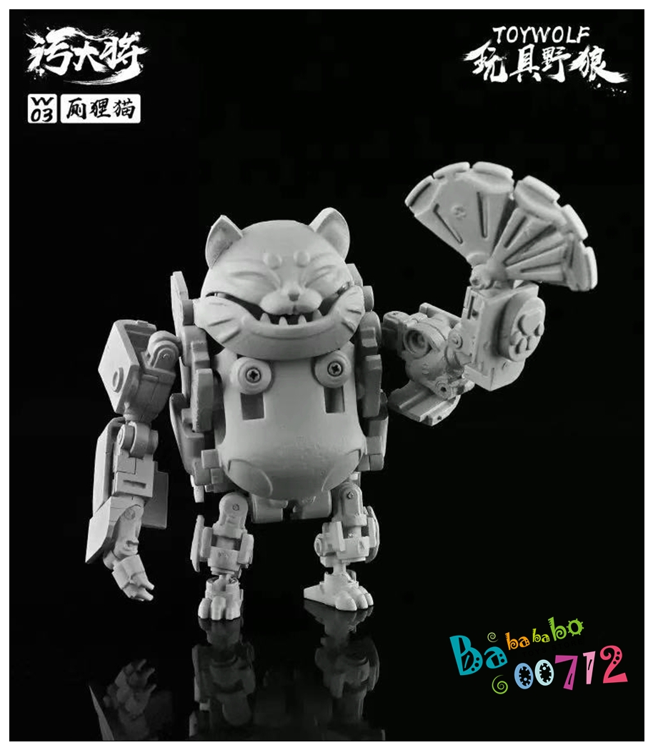 Pre-order Transformers Toys Toywolf TW-01G Dirty Man Samurai Oda Nobunaga gold