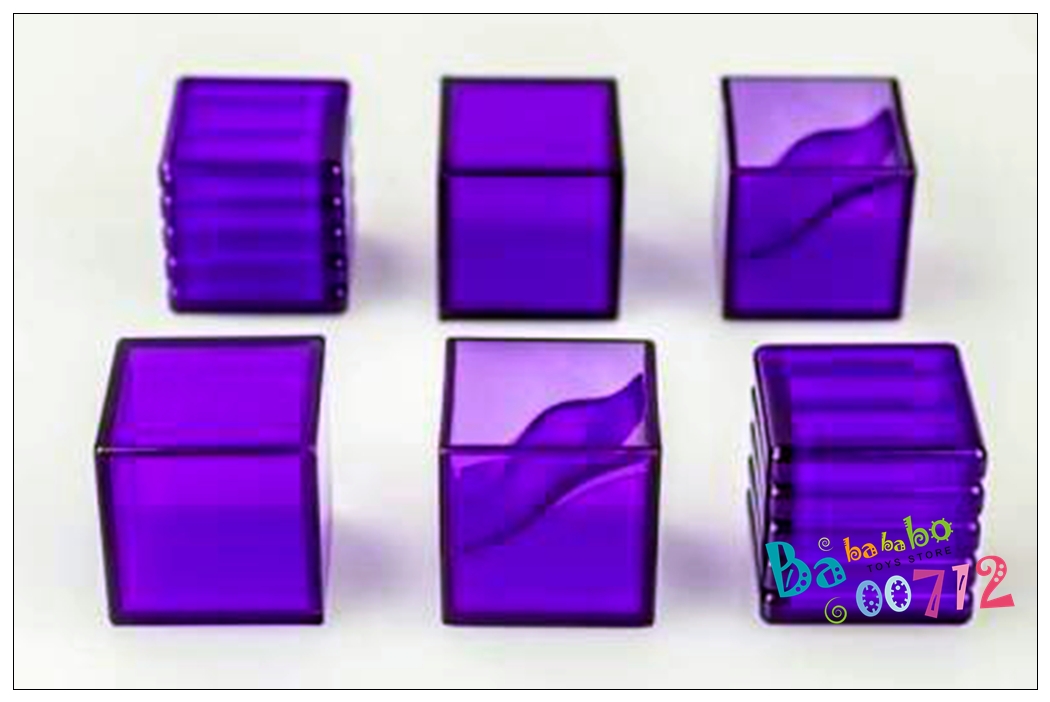 KFC KP-15P E-Nergeon Cube Purple Set of 6  kits for Transformers Toy MP Scales